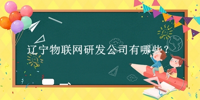 辽宁物联网研发公司